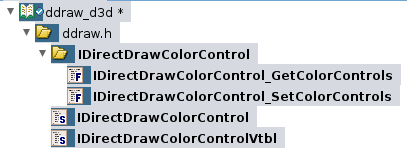 Strukturen für IDirectDrawColorControl