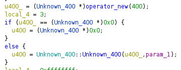 Verwendung von operator_new nach dem Erstellen von Klasse und Struktur